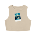 Women's Tight Crewneck Crop Tank Top Faithful, Faithful, Faithful